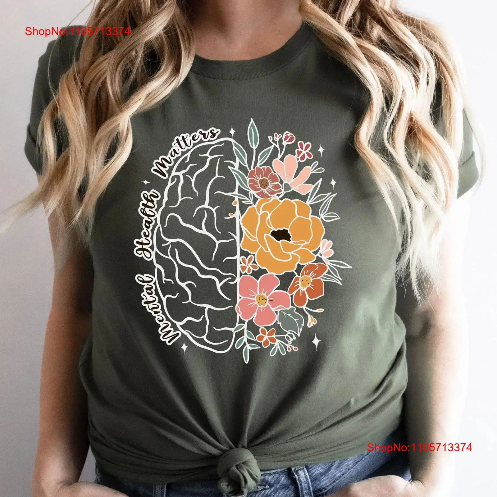 Your Health Wellness - Mental Health Matters T-Shirt Wellness Be