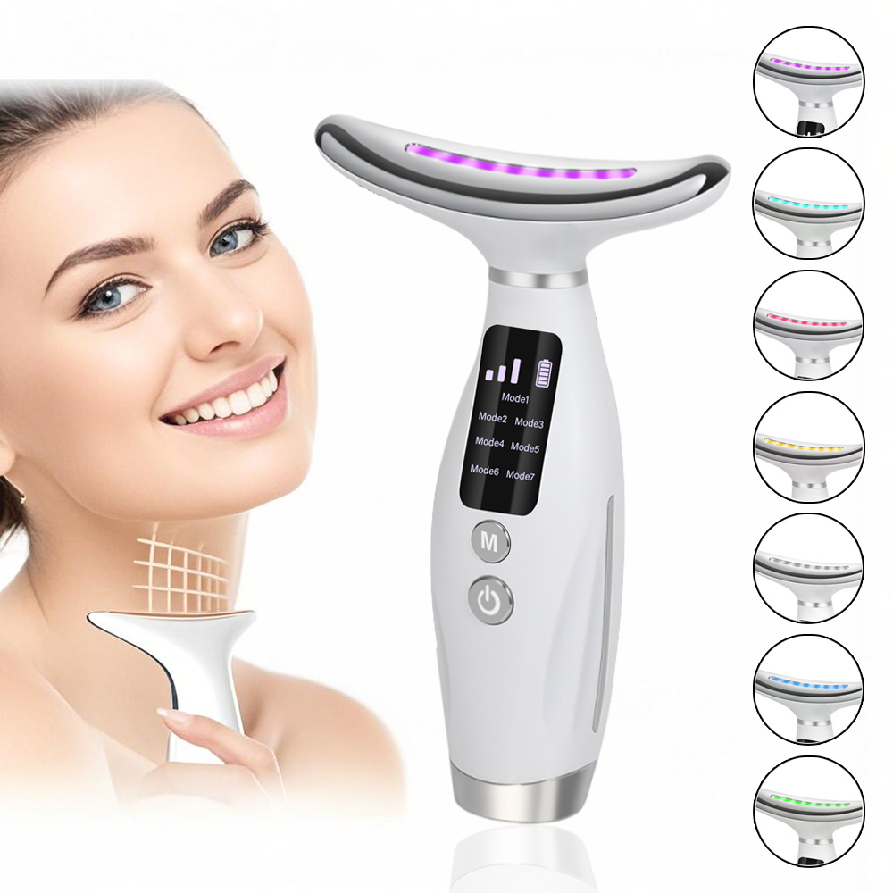 7-Farben-Gesichts-Nackenmassag – Red Light Therapy Device Bewertung und Preis