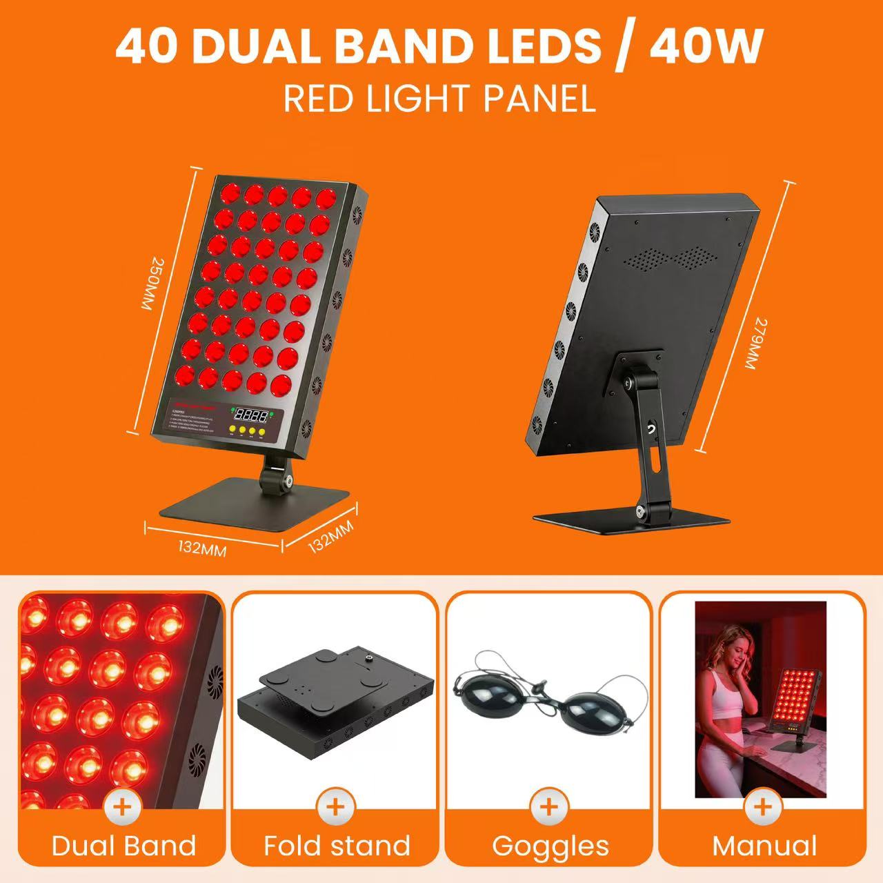 LED Rotlichttherapie-Panel 200 – Red Light Therapy Device Bewertung und Preis