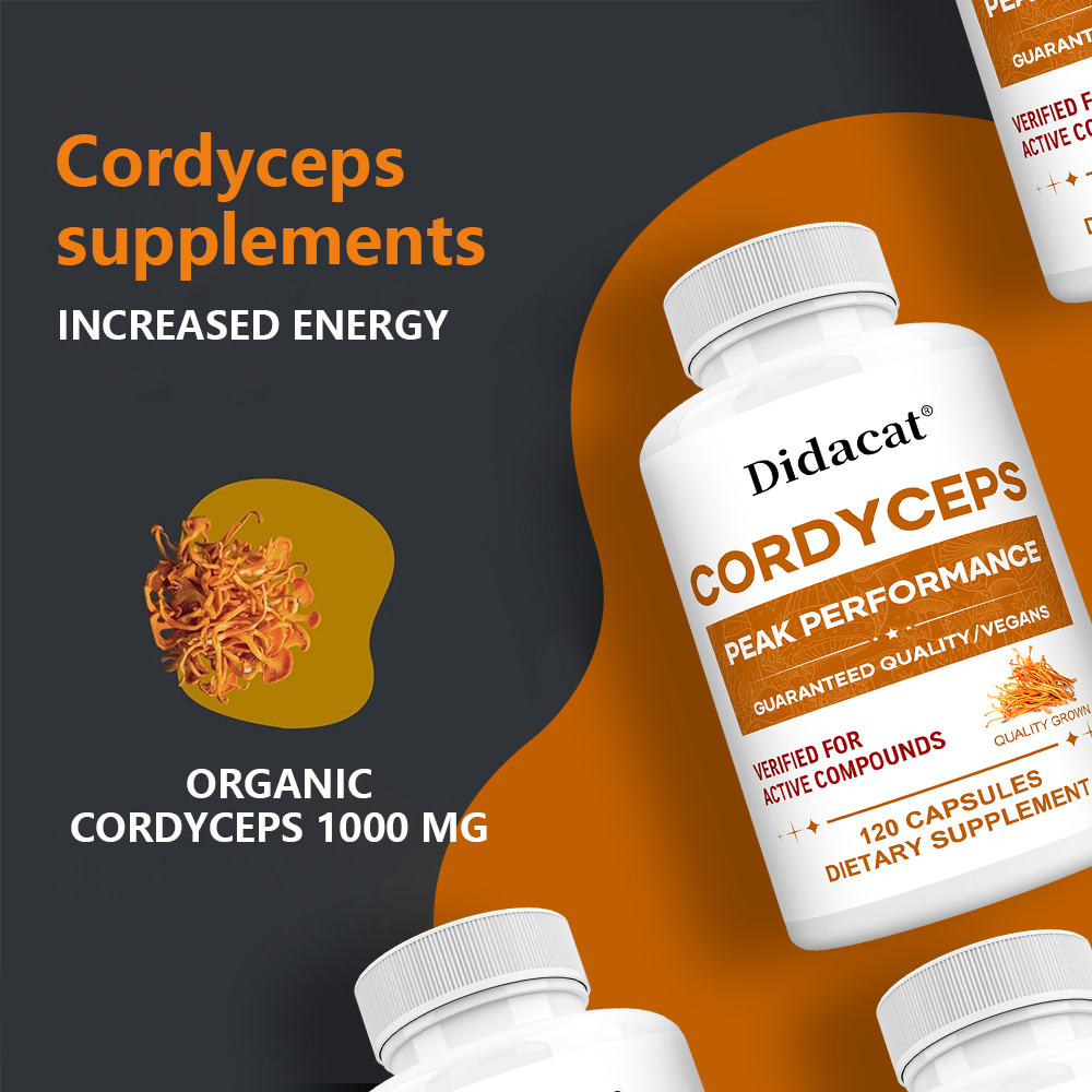 Cordyceps-Pilz-Kapseln 1000mg, – Health Wellness & Nutrition Center Llc Bewertung und Preis
