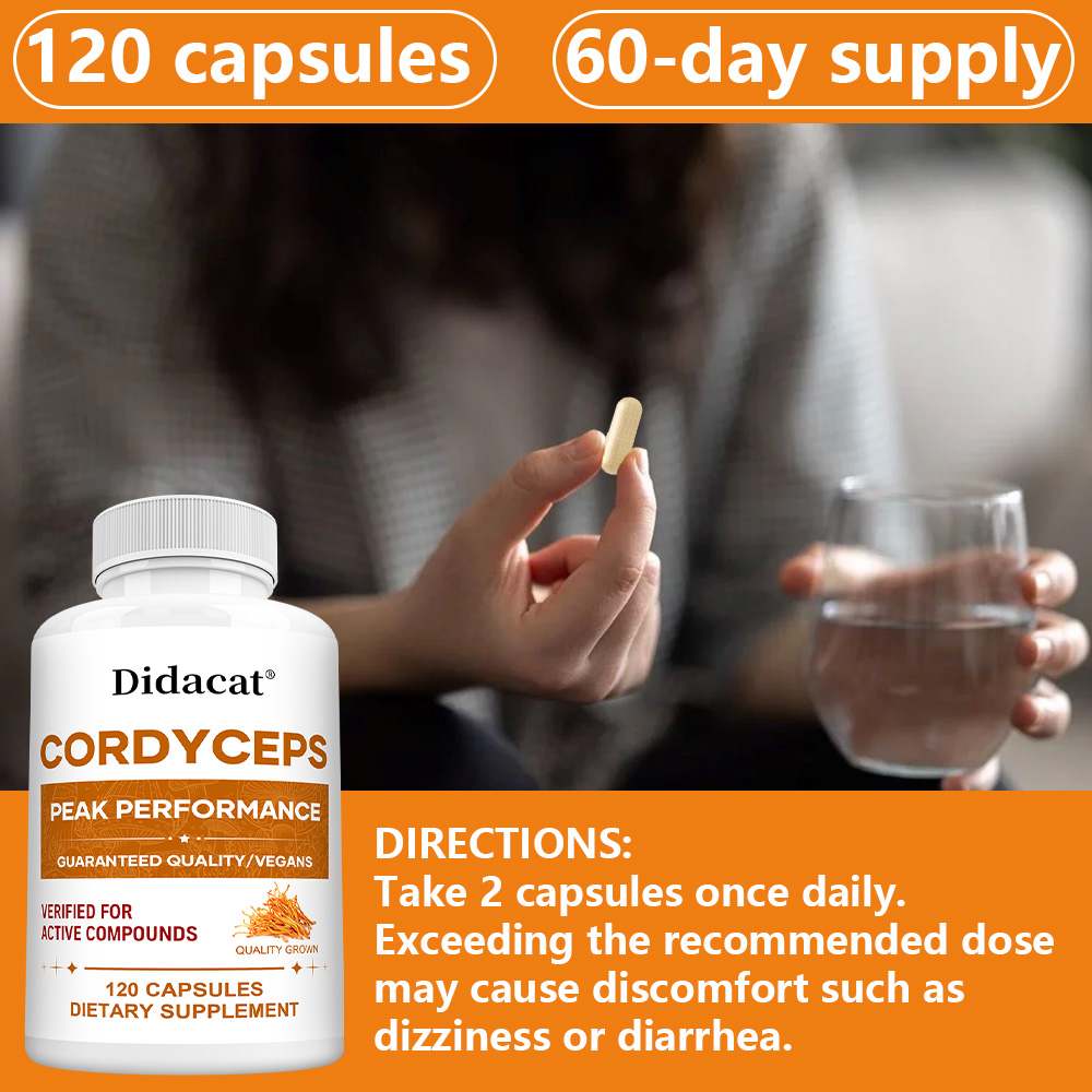 Cordyceps-Pilz-Kapseln 1000mg, – Health Wellness & Nutrition Center Llc Bewertung und Preis